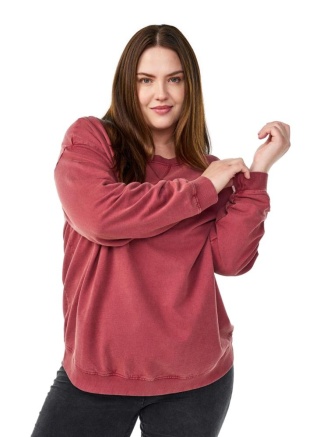 ZIZZI LUŹNA CZERWONA BLUZA BAWEŁNA 261A