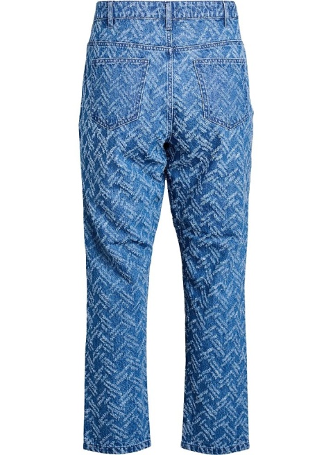 ZIZZI SPODNIE JEANSY Z WYSOKIM STANEM WZÓR 088L
