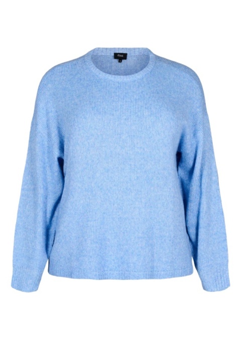 ZIZZI NIEBIESKI SWETER BLUZKA DZIANINA 415B