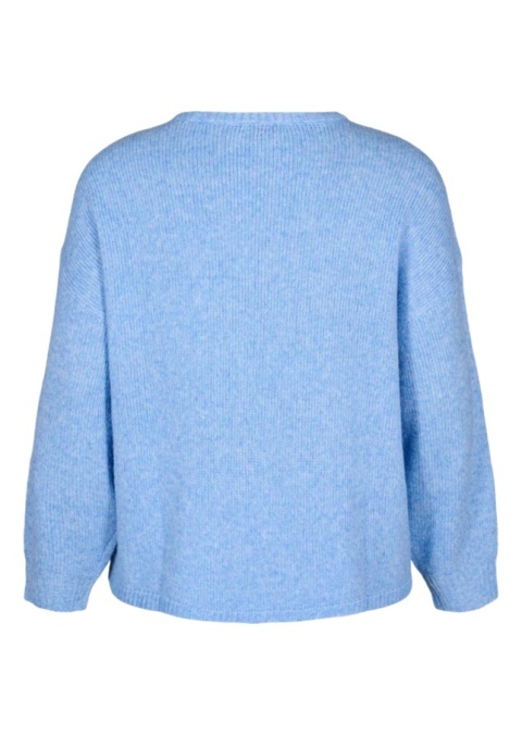 ZIZZI NIEBIESKI SWETER BLUZKA DZIANINA 415B