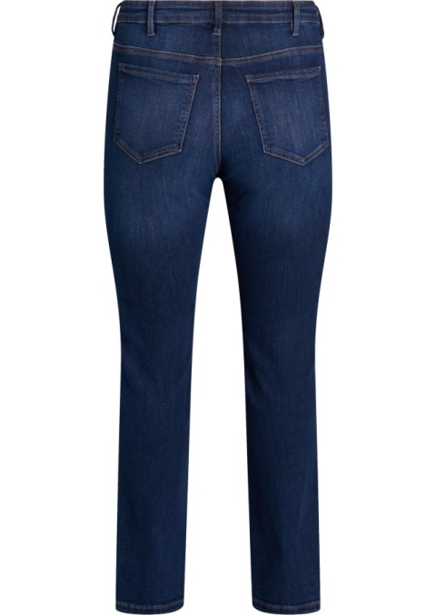 ZIZZI GRANATOWE JEANSY SPODNIE SLIM-FIT 200B N82