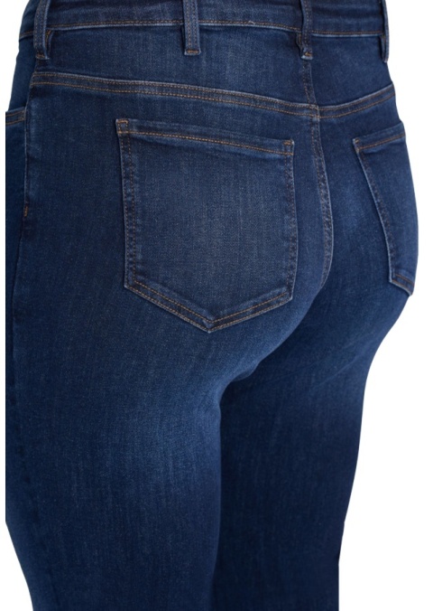 ZIZZI GRANATOWE JEANSY SPODNIE SLIM-FIT 200B N82