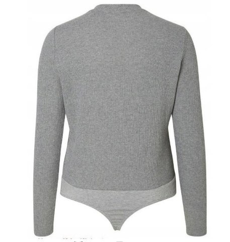 JUNAROSE WYGODNE SZARE BODY PLUS SIZE 5385 JUNAROSE WYGODNE SZARE BODY PLUS SIZE 5385