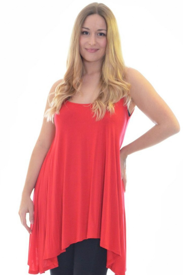 NOUVELLE MODNY CZERWONY LETNI TOP NO70 NOUVELLE MODNY CZERWONY LETNI TOP NO70
