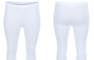 ZIZZI BIAŁE BEZSZWOWE LEGGINSY 3/4 192F