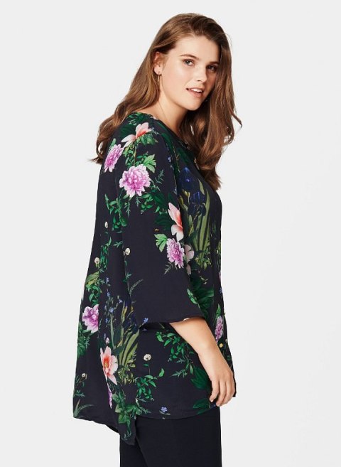 ZIZZI ZWIEWNA MODNA TUNIKA W KWIATY 167A ZIZZI ZWIEWNA MODNA TUNIKA W KWIATY 167A