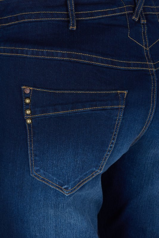 ZIZZI GRANATOWE PROSTE JEANSY N 78 390B ZIZZI GRANATOWE PROSTE JEANSY N 78 390B