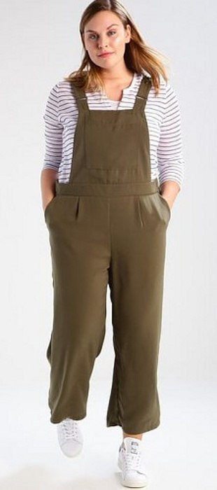 JUNAROSE SPODNIE OGRODNICZKI KHAKI 6086 JUNAROSE SPODNIE OGRODNICZKI KHAKI 6086