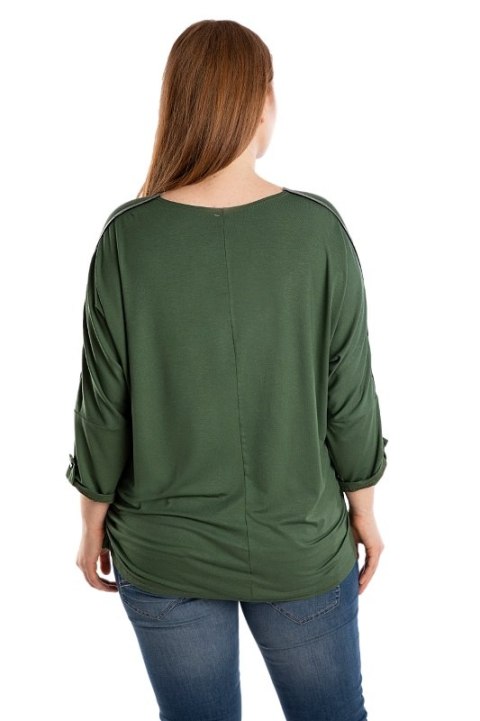 IGA BLUZKA OVERSIZE LAMPAS ZIELONA IG01 IGA BLUZKA OVERSIZE LAMPAS ZIELONA IG01