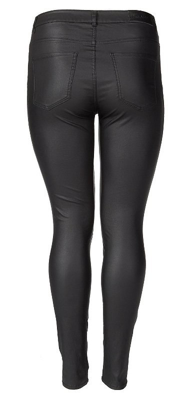 JUNAROSE MODNE WOSKOWANE CZARNE SPODNIE 7155 JUNAROSE MODNE WOSKOWANE CZARNE SPODNIE 7155