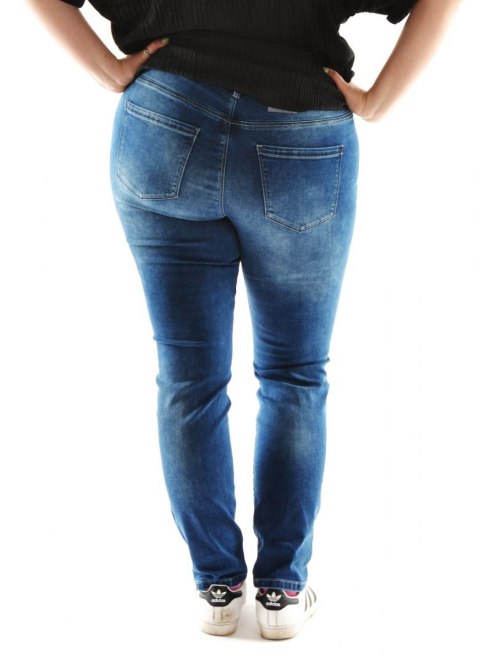 JUNAROSE NIEBIESKIE SPODNIE JEANSY 5646 JUNAROSE NIEBIESKIE SPODNIE JEANSY 5646