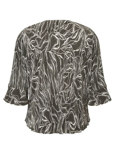 JUNAROSE ELEGANCKA PLISOWANA BLUZKA WZORY 7442 JUNAROSE ELEGANCKA PLISOWANA BLUZKA WZORY 7442