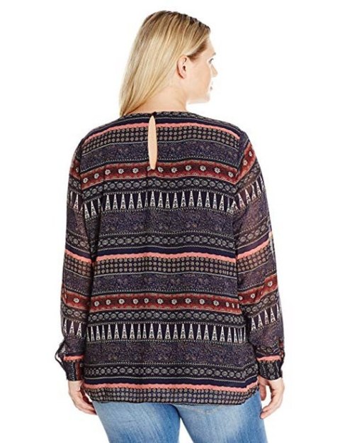 JUNAROSE ZWIEWNA TUNIKA WZORY BOHO 5047 JUNAROSE ZWIEWNA TUNIKA WZORY BOHO 5047