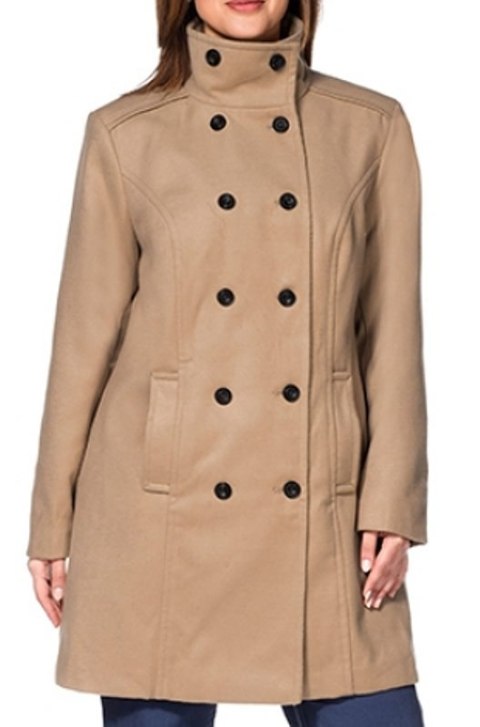 SHEEGO ELEGANCKI PŁASZCZ BEŻ SH51 SHEEGO ELEGANCKI PŁASZCZ BEŻ SH51