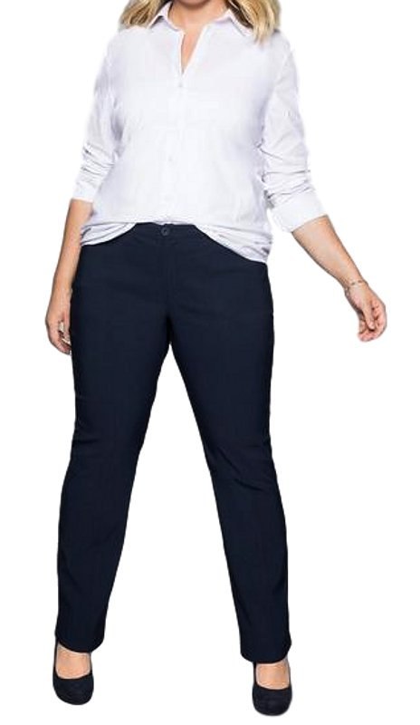 SHEEGO ELEGANCKIE CZARNE SPODNIE STRETCH SH77 SHEEGO ELEGANCKIE CZARNE SPODNIE STRETCH SH77