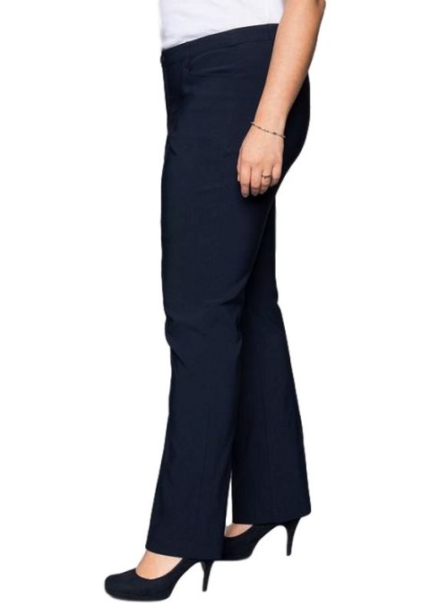SHEEGO ELEGANCKIE CZARNE SPODNIE STRETCH SH77 SHEEGO ELEGANCKIE CZARNE SPODNIE STRETCH SH77