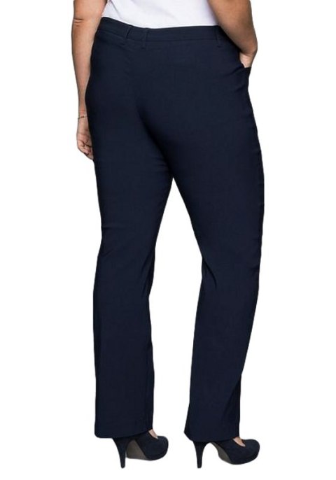 SHEEGO ELEGANCKIE CZARNE SPODNIE STRETCH SH77 SHEEGO ELEGANCKIE CZARNE SPODNIE STRETCH SH77