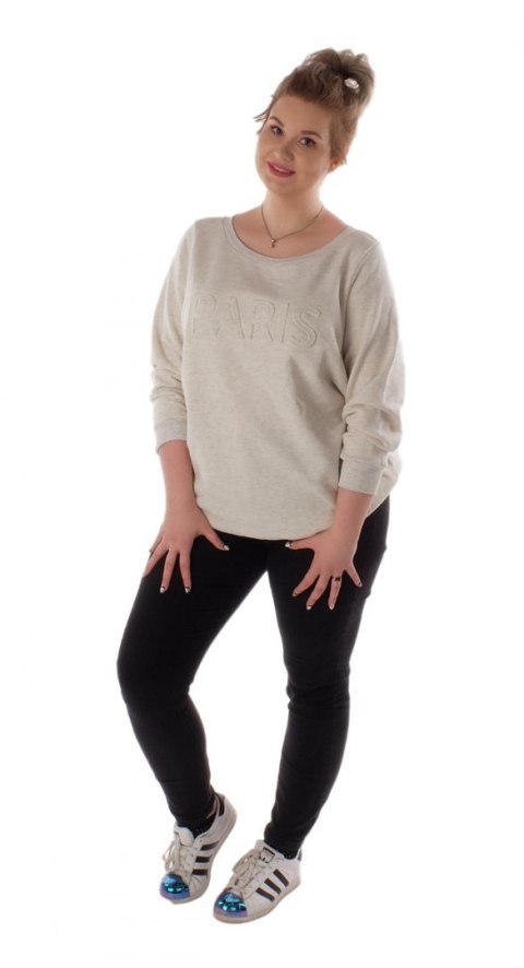 ZIZZI JASNA BLUZA PARIS MELANŻ Z024 ZIZZI JASNA BLUZA PARIS MELANŻ Z024
