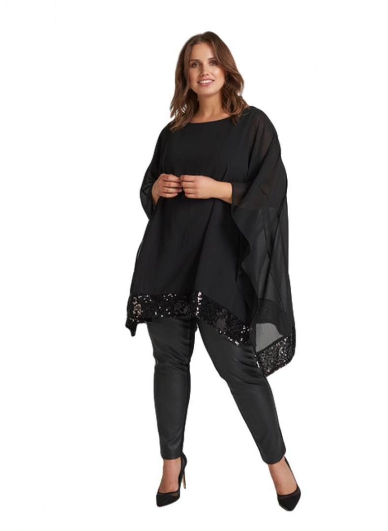ZIZZI ELEGANCKA TUNIKA 2W1 Z CEKINAMI 098A ZIZZI ELEGANCKA TUNIKA 2W1 Z CEKINAMI 098A