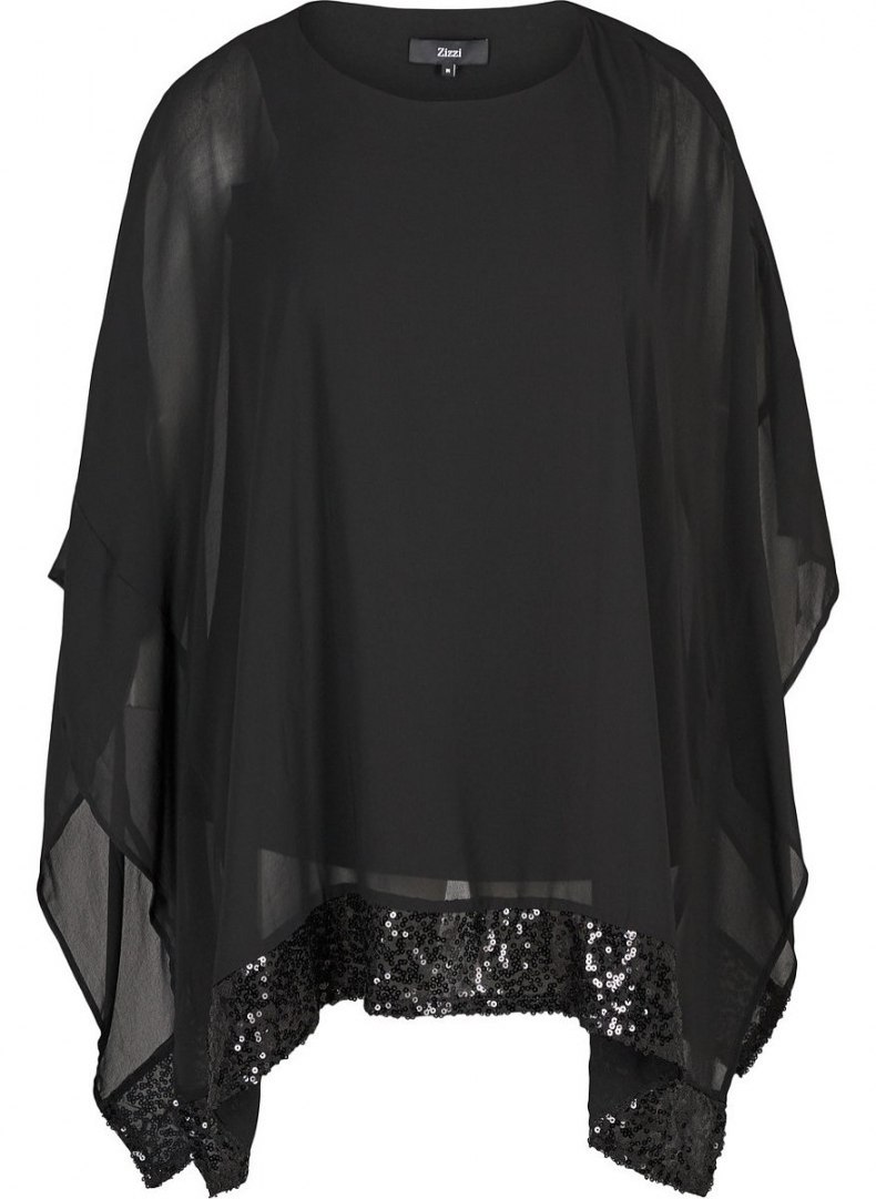 ZIZZI ELEGANCKA TUNIKA 2W1 Z CEKINAMI 098A ZIZZI ELEGANCKA TUNIKA 2W1 Z CEKINAMI 098A