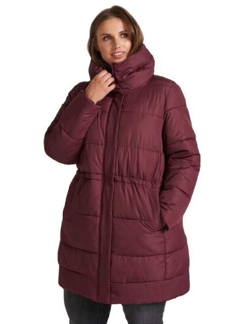 ZIZZI MODNA PIKOWANA KURTKA BORDOWA 400A ZIZZI MODNA PIKOWANA KURTKA BORDOWA 400A