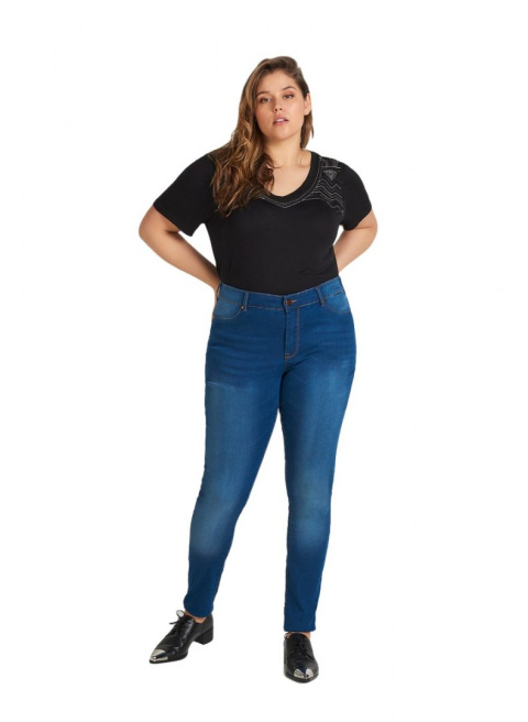 ZIZZI KLASYCZNE JASNE JEANSY PRZETARCIA 064A ZIZZI KLASYCZNE JASNE JEANSY PRZETARCIA 064A