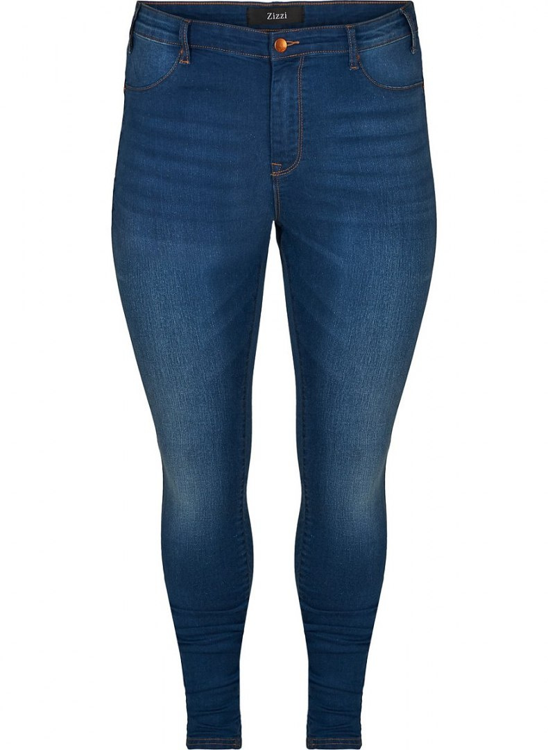 ZIZZI KLASYCZNE JASNE JEANSY PRZETARCIA 064A ZIZZI KLASYCZNE JASNE JEANSY PRZETARCIA 064A