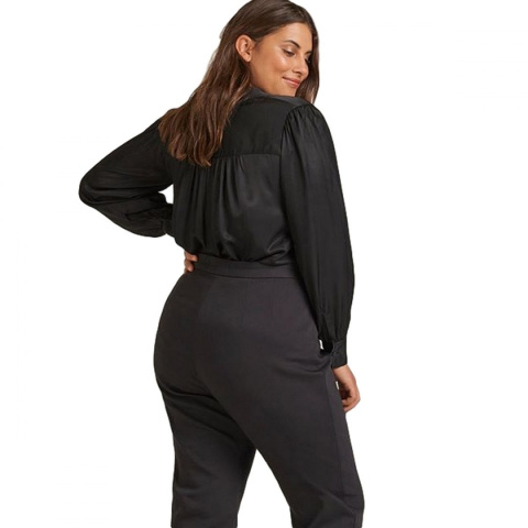 ZIZZI ELEGANCKIE CZARNE PROSTE SPODNIE 016H ZIZZI ELEGANCKIE CZARNE PROSTE SPODNIE 016H