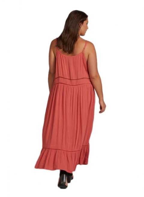 ZIZZI MODA SUKIENKA BOHO KORALOWA 398A ZIZZI MODA SUKIENKA BOHO KORALOWA 398A