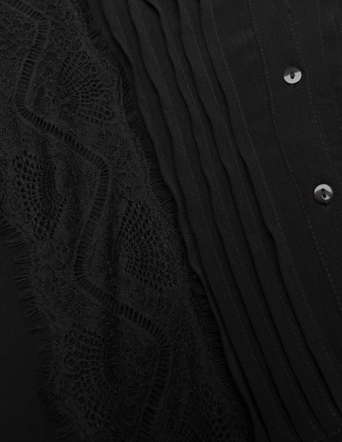 ZIZZI ELEGANCKA CZARNA TUNIKA KORONKA Z086 ZIZZI ELEGANCKA CZARNA TUNIKA KORONKA Z086