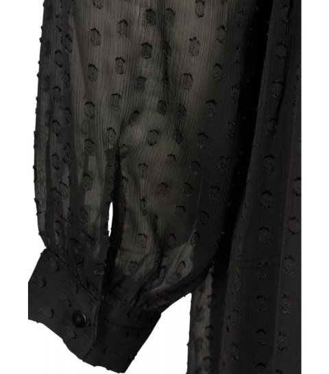 ZIZZI ELEGANCKA CZARNA SUKIENKA FALBANKA 338B ZIZZI ELEGANCKA CZARNA SUKIENKA FALBANKA 338B
