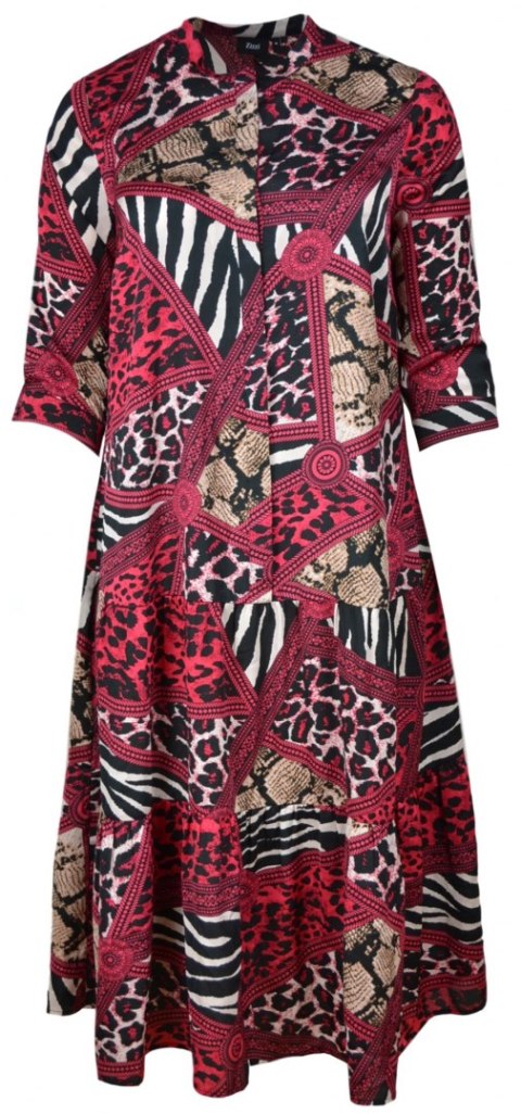 ZIZZI ELEGANCKA SUKIENKA RÓŻ Z160 ZIZZI ELEGANCKA SUKIENKA RÓŻ Z160
