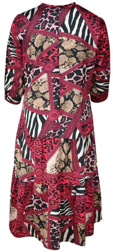 ZIZZI ELEGANCKA SUKIENKA RÓŻ Z160 ZIZZI ELEGANCKA SUKIENKA RÓŻ Z160