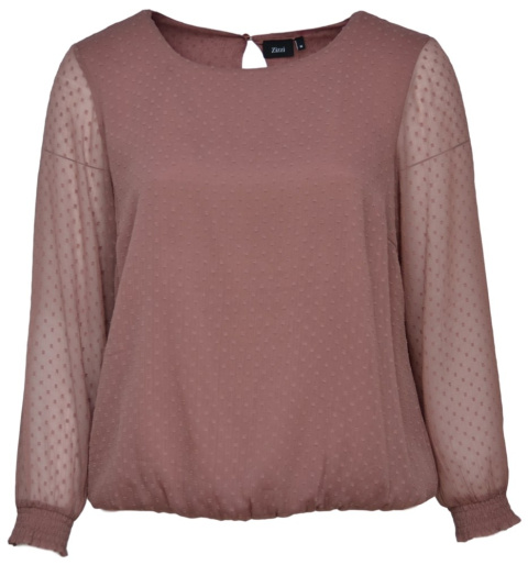 ZIZZI ELEGANCKA ŁOSOSIOWA BLUZKA BOMBKA Z118 ZIZZI ELEGANCKA ŁOSOSIOWA BLUZKA BOMBKA Z118