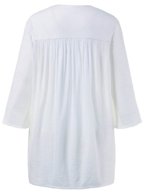 ULLA POPKEN GUSTOWNA TUNIKA BOHO BIAŁA UP02 ULLA POPKEN GUSTOWNA TUNIKA BOHO BIAŁA UP02