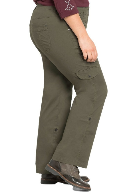 SHEEGO WYGODNE SPODNIE KHAKI BAWEŁNA SH90 SHEEGO WYGODNE SPODNIE KHAKI BAWEŁNA SH90