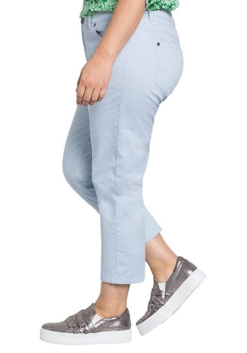 SHEEGO MODNE BŁĘKITNE SPODNIE 7/8 SH91 SHEEGO MODNE BŁĘKITNE SPODNIE 7/8 SH91