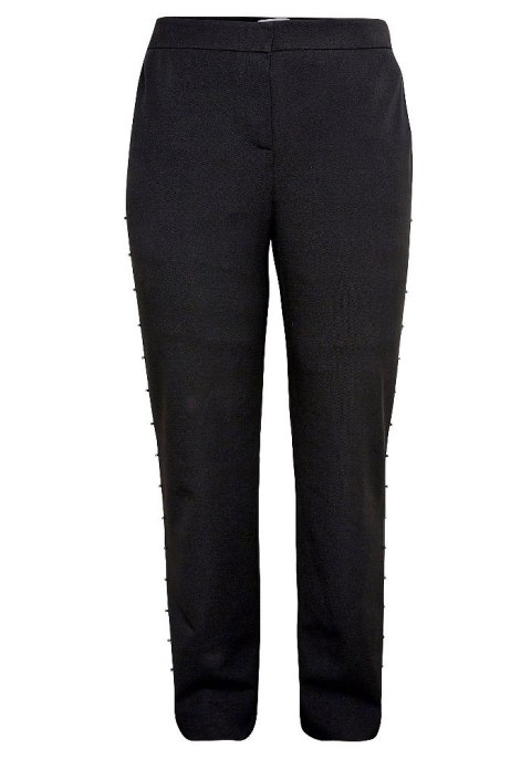 SHEEGO ELEGANCKIE CZARNE SPODNIE PROSTE SH95 SHEEGO ELEGANCKIE CZARNE SPODNIE PROSTE SH95