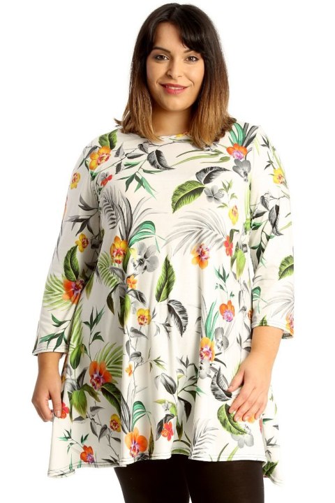 NOUVELLE MODNA TROPIKALNA TUNIKA OGONY NO108 NOUVELLE MODNA TROPIKALNA TUNIKA OGONY NO108