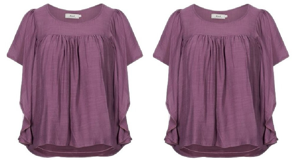 ZIZZI ELEGANCKA TUNIKA NIETOPERZ FIOLET 353A ZIZZI ELEGANCKA TUNIKA NIETOPERZ FIOLET 353A