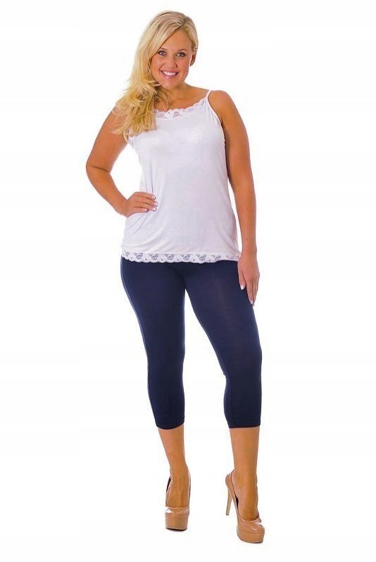 NOUVELLE GRANATOWE LEGGINSY 3/4 NO131 NOUVELLE GRANATOWE LEGGINSY 3/4 NO131