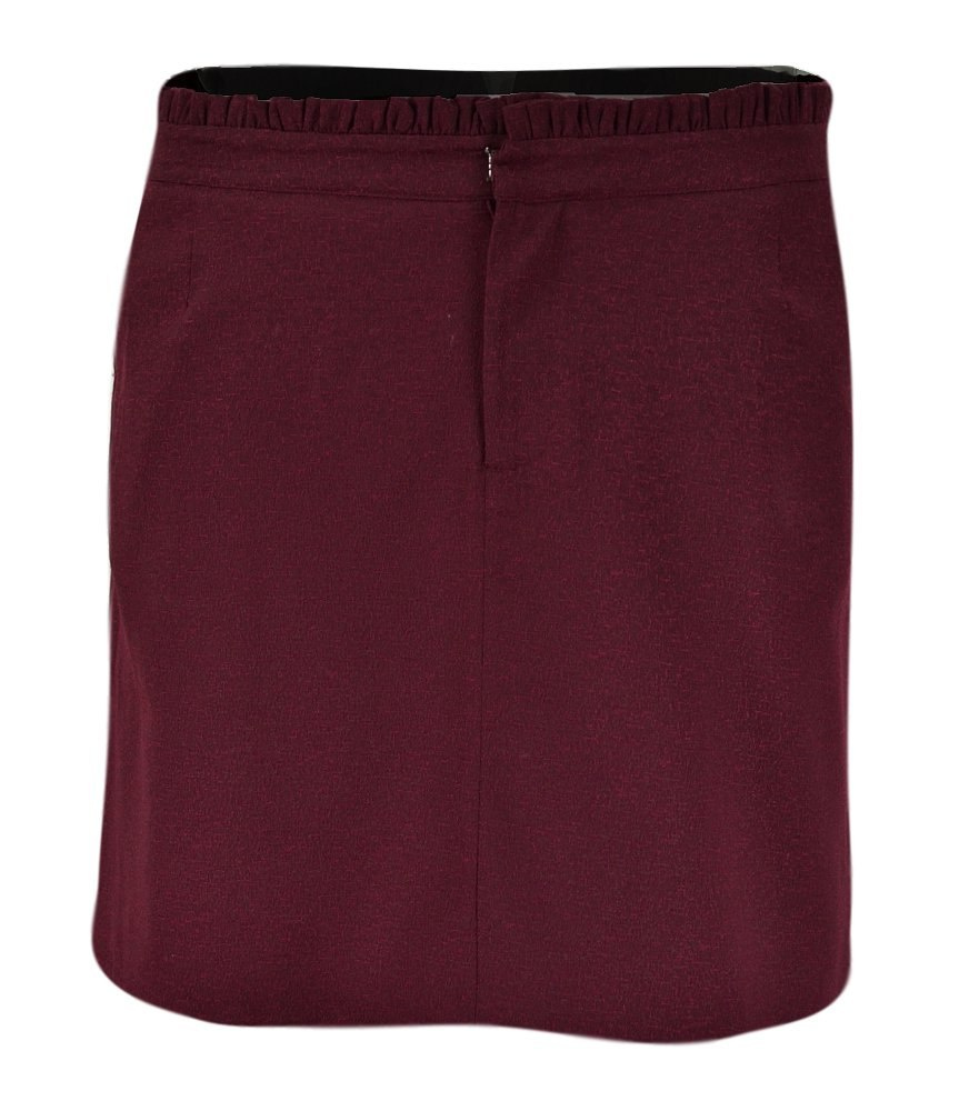 ZIZZI KLASYCZNA TRAPEZOWA SPÓDNICA BORDO Z225 ZIZZI KLASYCZNA TRAPEZOWA SPÓDNICA BORDO Z225