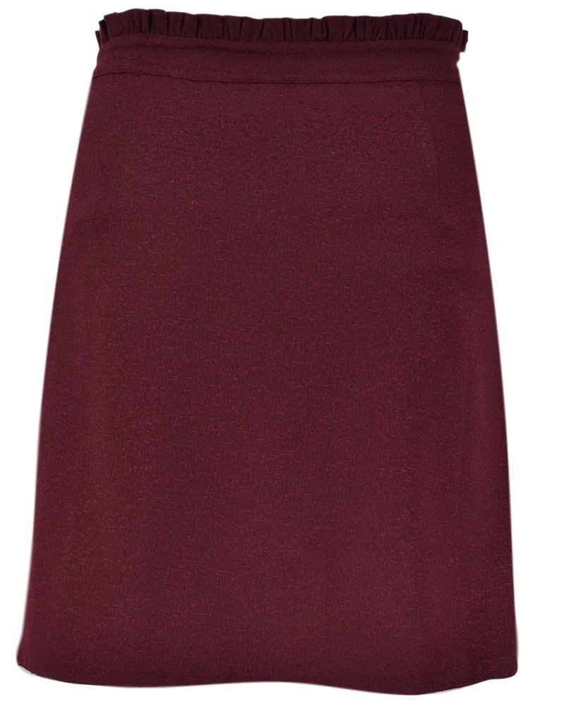 ZIZZI KLASYCZNA TRAPEZOWA SPÓDNICA BORDO Z225 ZIZZI KLASYCZNA TRAPEZOWA SPÓDNICA BORDO Z225