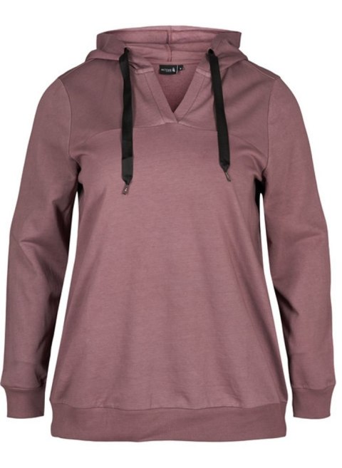ZIZZI BLUZA Z KAPTUREM CIEMNY RÓŻ 433A ZIZZI BLUZA Z KAPTUREM CIEMNY RÓŻ 433A