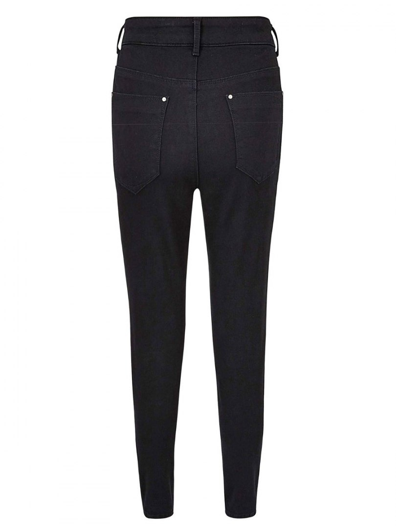 SIMPLY BE CZARNE KLASYCZNE JEANSY SB04 SIMPLY BE CZARNE KLASYCZNE JEANSY SB04