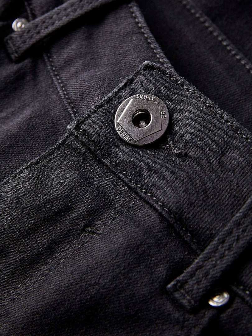 SIMPLY BE CZARNE KLASYCZNE JEANSY SB04 SIMPLY BE CZARNE KLASYCZNE JEANSY SB04