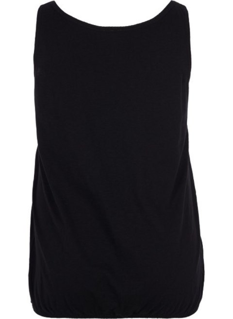 ZIZZI CZARNY TOP ŚCIĄGACZ BAWEŁNA 013B ZIZZI CZARNY TOP ŚCIĄGACZ BAWEŁNA 013B