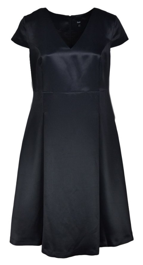 ZIZZI ELEGANCKA SUKIENKA CZERŃ 008A ZIZZI ELEGANCKA SUKIENKA CZERŃ 008A