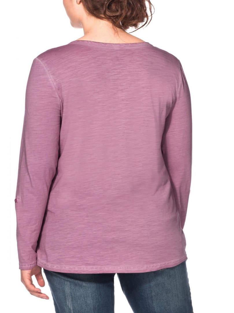 SHEEGO KLASYCZNA BLUZKA HENLEY RÓŻ SH111 SHEEGO KLASYCZNA BLUZKA HENLEY RÓŻ SH111