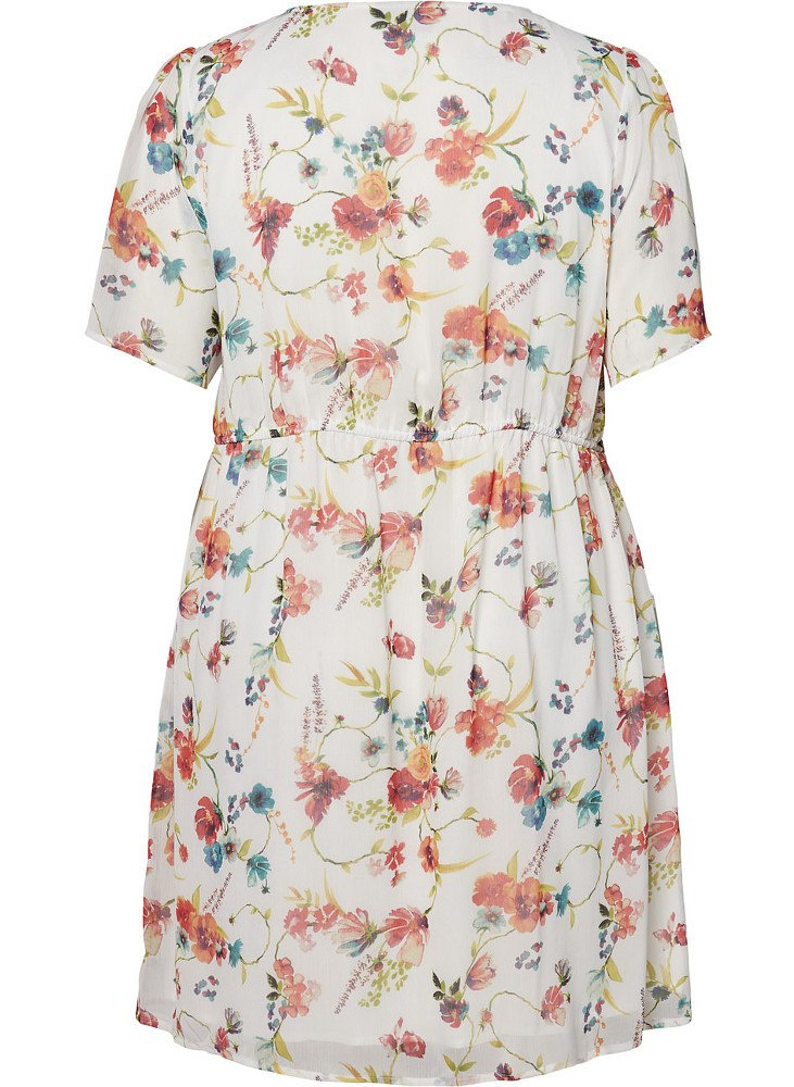 ZIZZI MODNA SUKIENKA W KWIATY 105A ZIZZI MODNA SUKIENKA W KWIATY 105A